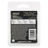 Alpha Liquid Silicone Prolong Sexagon Ring Orange 0.75 Inch Diameter Stretchy Durable Waterproof COCK RINGS